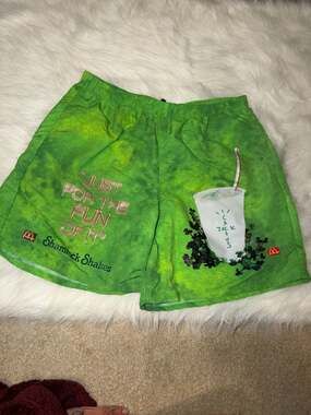 Cactus Jack by Travis Scott x McDonald's Shamrock Shake Shorts